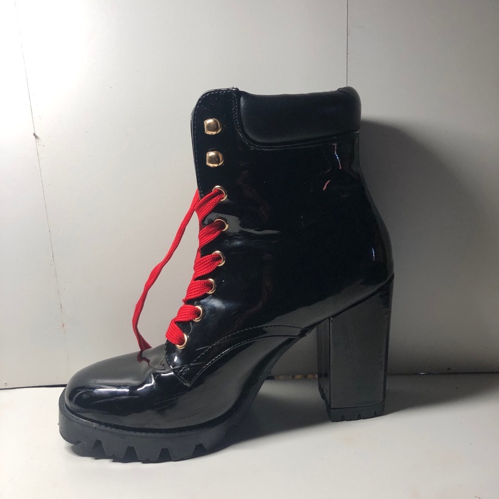 Leather boots